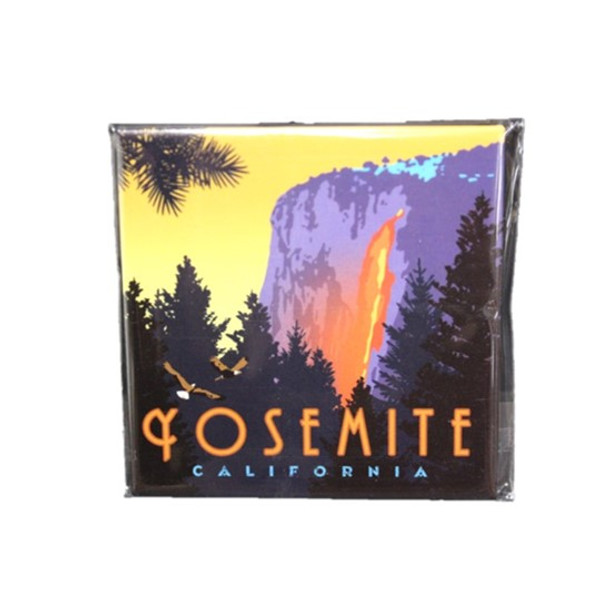 Horsetail Fall Square Magnet