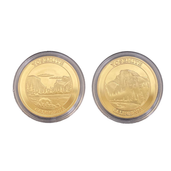 Coin - Gold Half Dome and Valley View