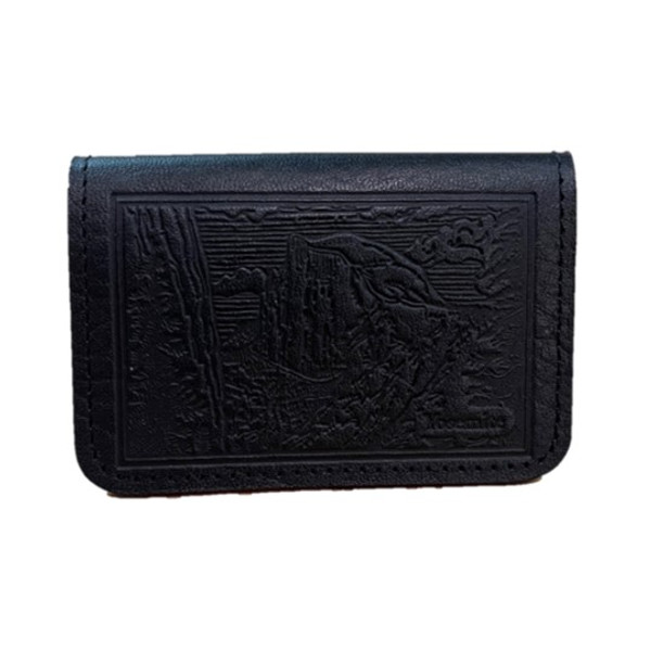 Half Dome Leather Card Holder - Black Half Dome Leather Card Holder - Black