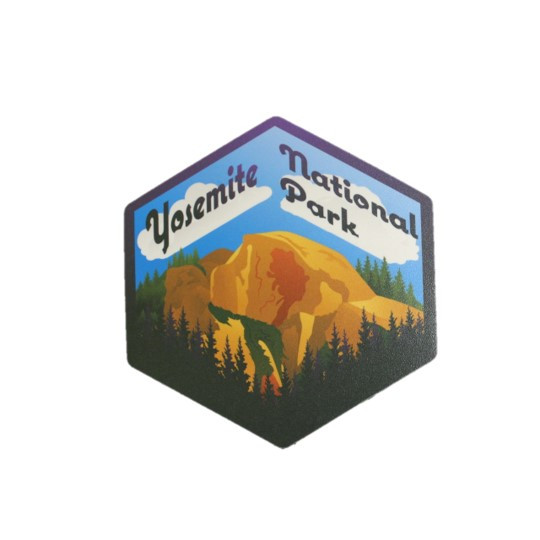 Half Dome Cube Decal
