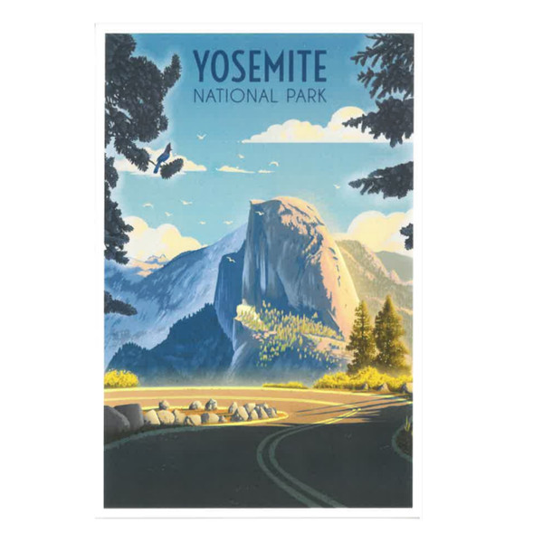 Glacier Point Road Poster 12X18