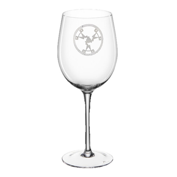 The Ahwahnee Etched Wine Glass