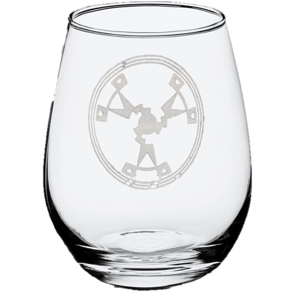 The Ahwahnee Etched Stemless Wine Glass