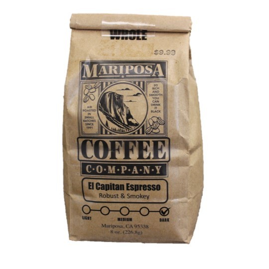 Mariposa Coffee- El Capitan WHOLE BEAN - Yosemite Online Store