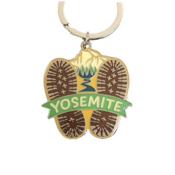 Yosemite Boot Print Keychain