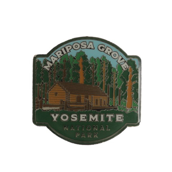 Mariposa Grove Cabin Magnet