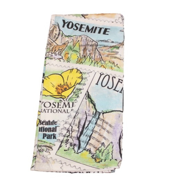 Tea Towel Postage Stamp Yosemite