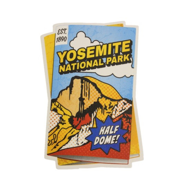 Half Dome Comic Scene Decal