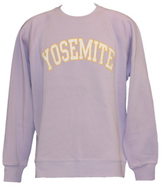 Yosemite Curved Name Crew Sweatshirt