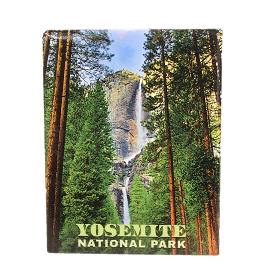 Yosemite Falls Through Trees Magnet