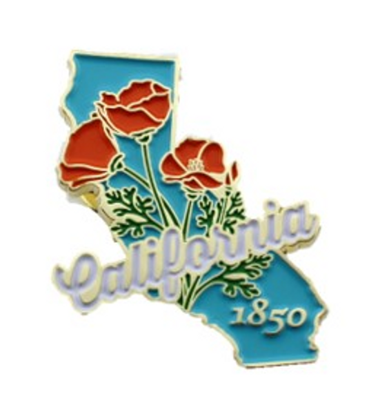California Map Pin California Map Pin