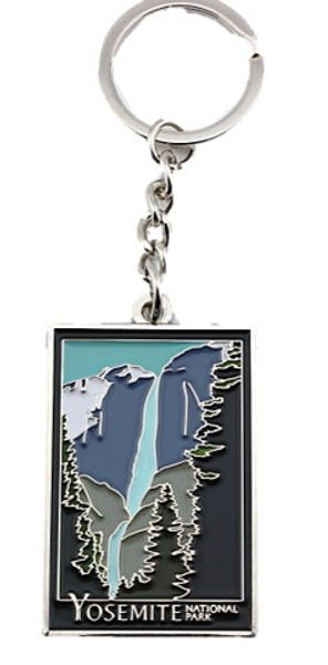 Yosemite Falls Enamel Keychain
