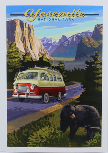 Vintage Van Notecard 5x7