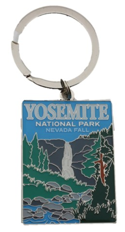 Nevada Falls Sunny Keychain