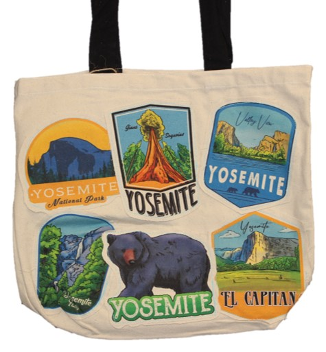 Yosemite Patches Canvas Tote