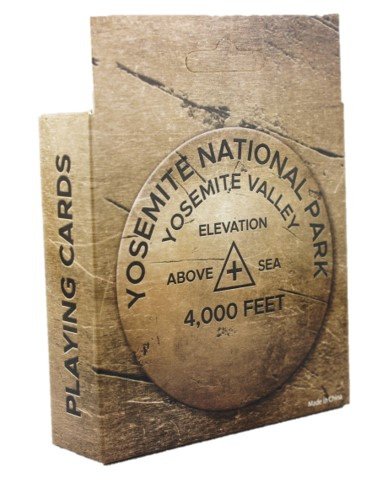 Yosemite Benchmark Round Playing Cards
