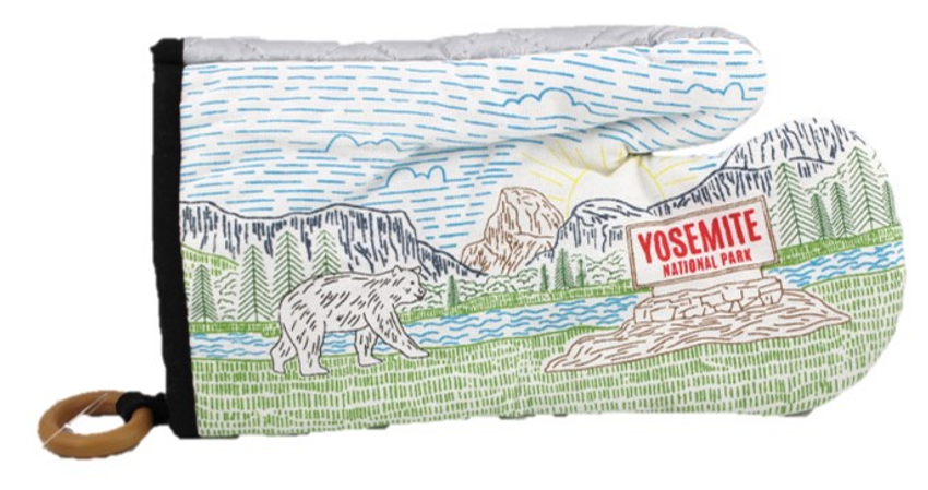 Yosemite Line Art Oven Mitt
