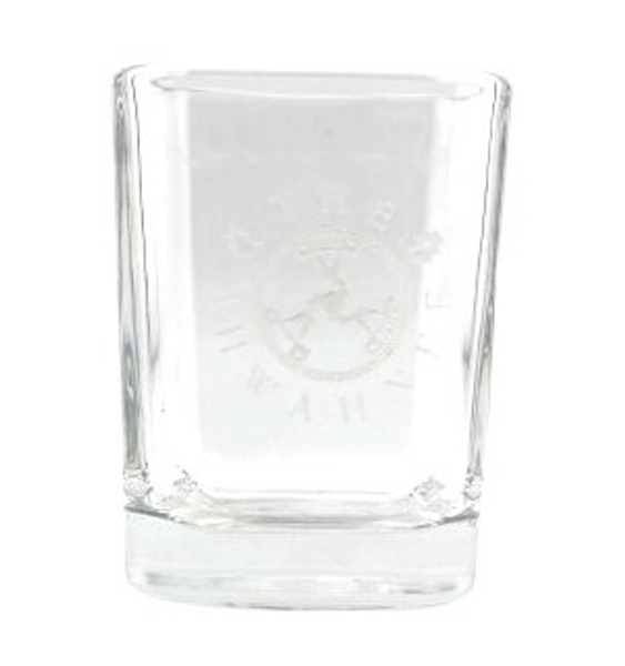Ahwahnee Etched Square Shot Glass