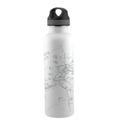 Yosemite Map Water Bottle