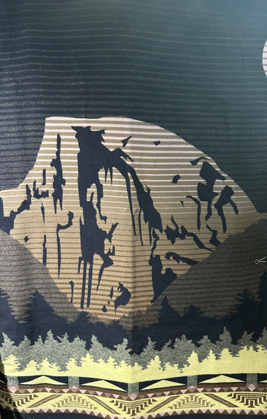 Moon Over Half Dome Pendleton Blanket