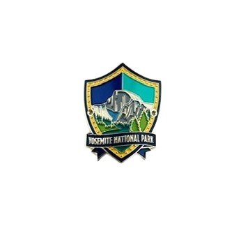 Half Dome Shield Walking Stick Pin