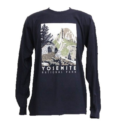 Men's Glacier Point Geology Hut Long Sleeve Tee