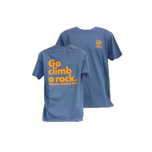 Men's Go Climb A Rock Yosemite Tee -INDIGO BLUE