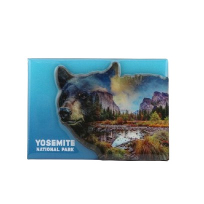 Bear View Yosemite Die Cut Magnet