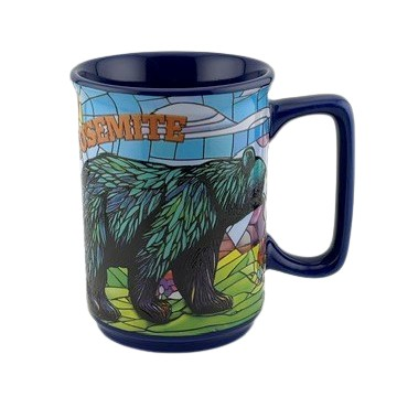 Stained Glass Bear Yosemite Mug