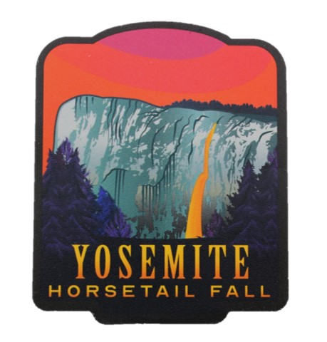 Yosemite Horsetail Fall Decal