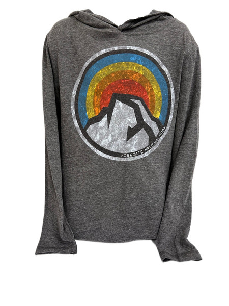 Youth Spiral Half Dome Long Sleeve Hooded Tee
