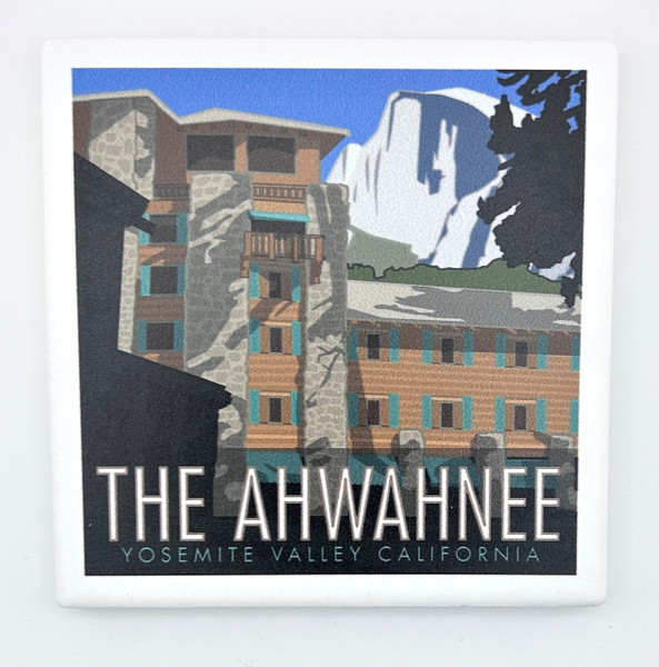 Ahwahnee Hotel Deco Coaster