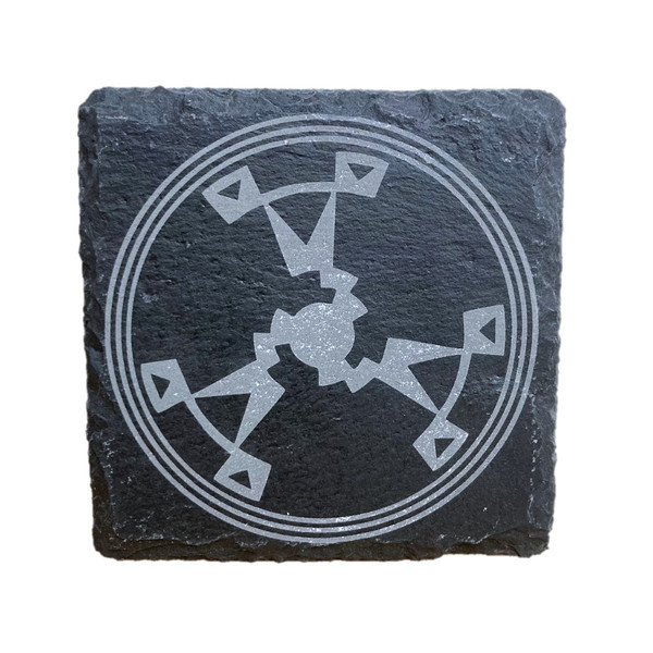 Ahwahnee Logo Slate Coaster
