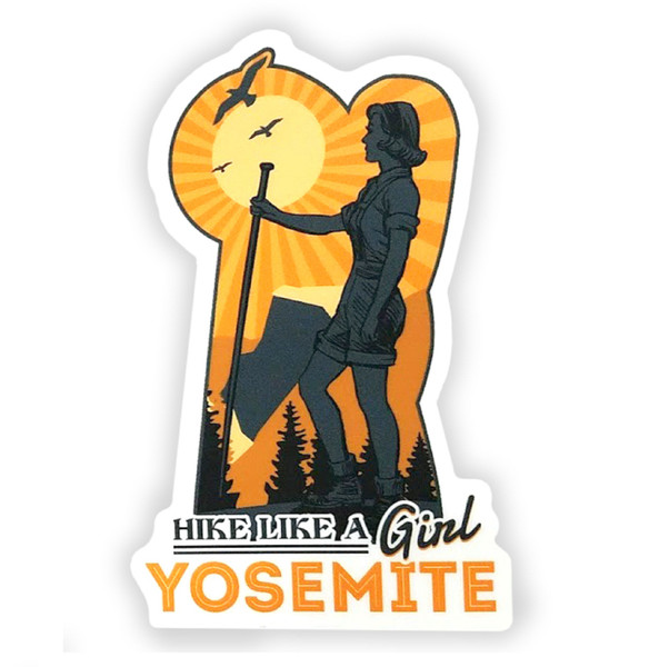 Hike Like Girl Sticker - Large Hike Like Girl Sticker - Large