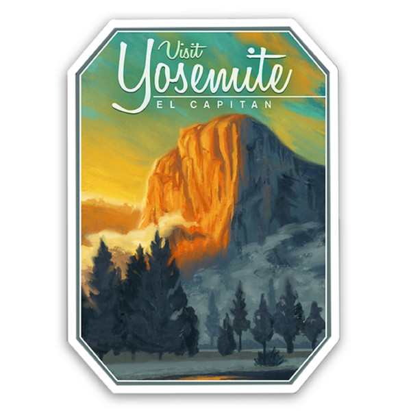 El Capitan Oil Sticker