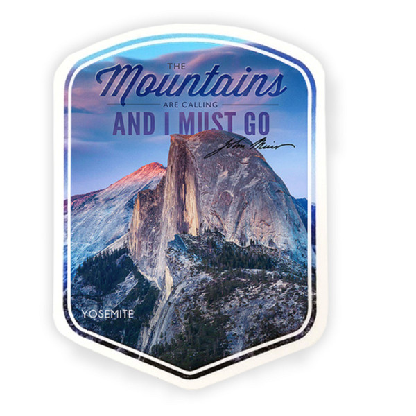 Mountains Calling Sticker - Small