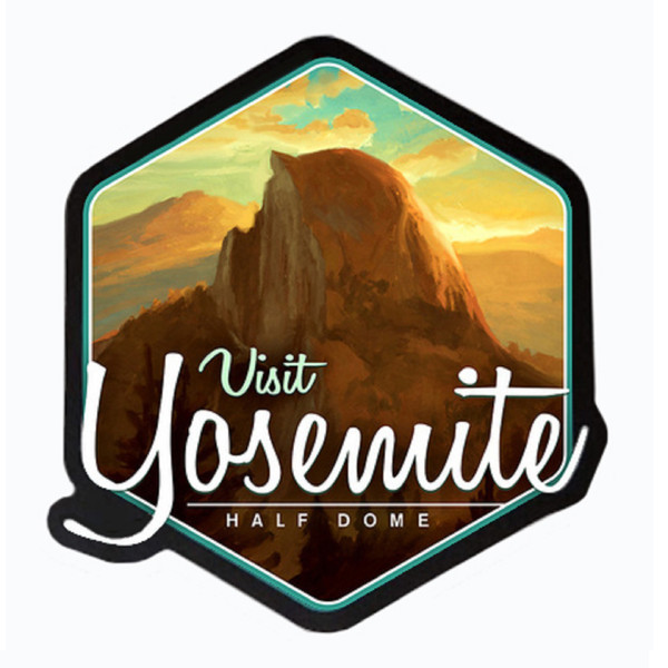 Half Dome Oil Sticker - Small Half Dome Oil Sticker - Small