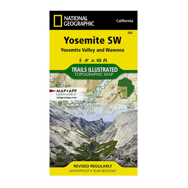 Yosemite Valley & Wawona SW Map