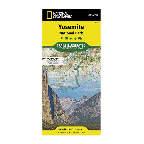 Yosemite National Park Trails Illustrated Map