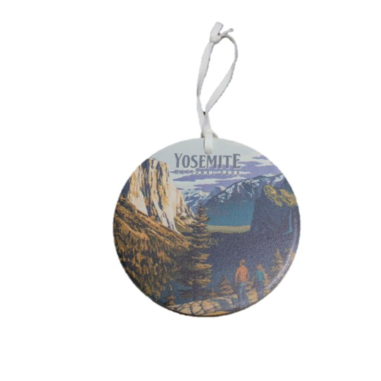 Yosemite Painterly Ornament