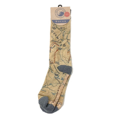 Yosemite Map Sock - Yosemite Online Store