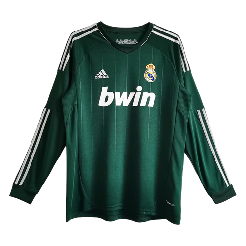 Real Madrid 12/13 Men's Third Retro Long Sleeve Shirt