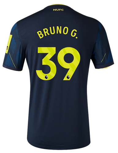 BRUNO G. #39 Newcastle United 23/24 Authentic Men's Third Shirt - PL Font