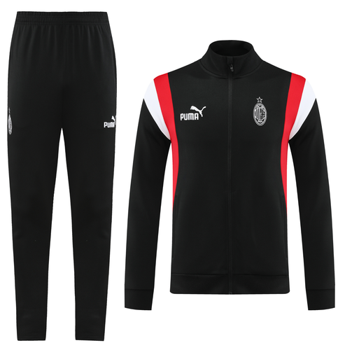 AC Milan 23/24 Men's Black Long Zip Jacket