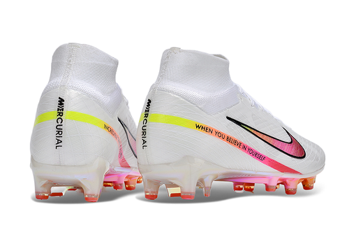 Nike Air Zoom Mercurial Superfly 9 Elite AG Football Boots - White/Multicolor