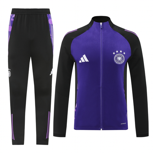 Germany 24/25 Men's Purple Long Zip Jacket