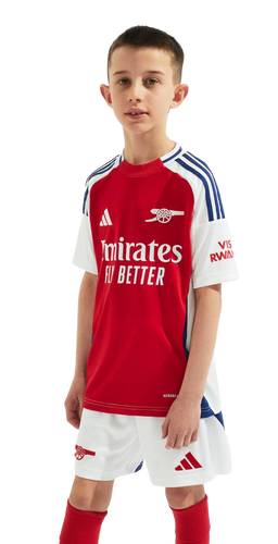 RICE #41 Arsenal 24/25 Kid's Home Shirt and Shorts - PL Font