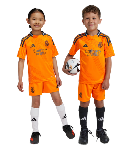Real Madrid 24/25 Kid's Away Shirt and Shorts