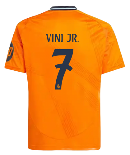 VINI JR #7 Real Madrid 24/25 Kid's Away Shirt and Shorts