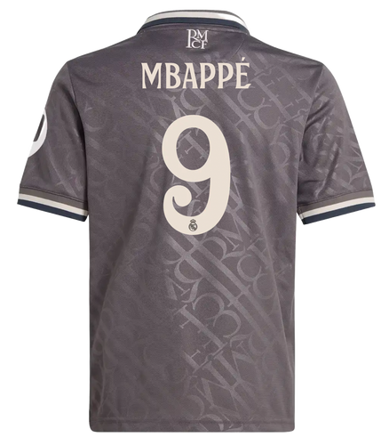 MBAPPÉ #9 Real Madrid 24/25 Kid's Third Shirt and Shorts